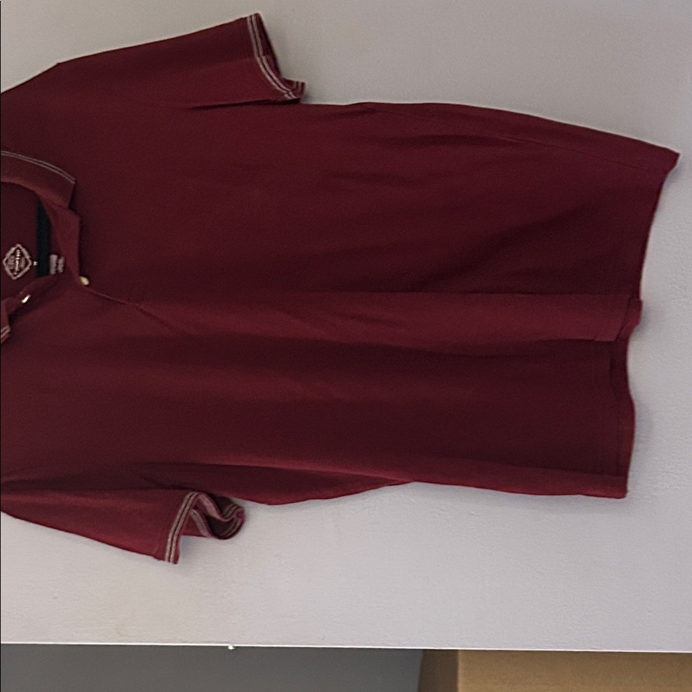 St. John's Bay Maroon Polo Shirt
